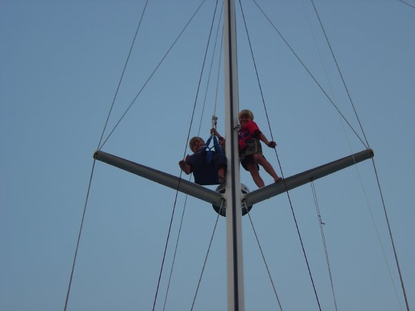 climb on